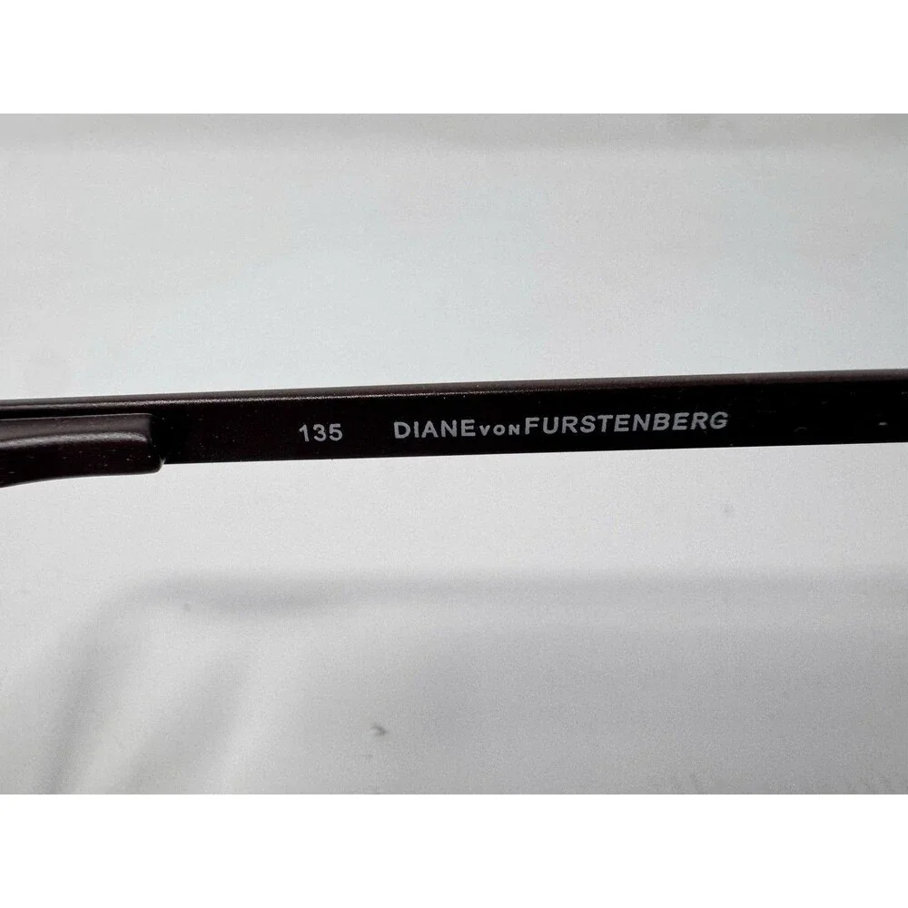 Diane von Furstenberg DVF8056 Eyeglass Frames Only Brown Gold 210 52-17-135